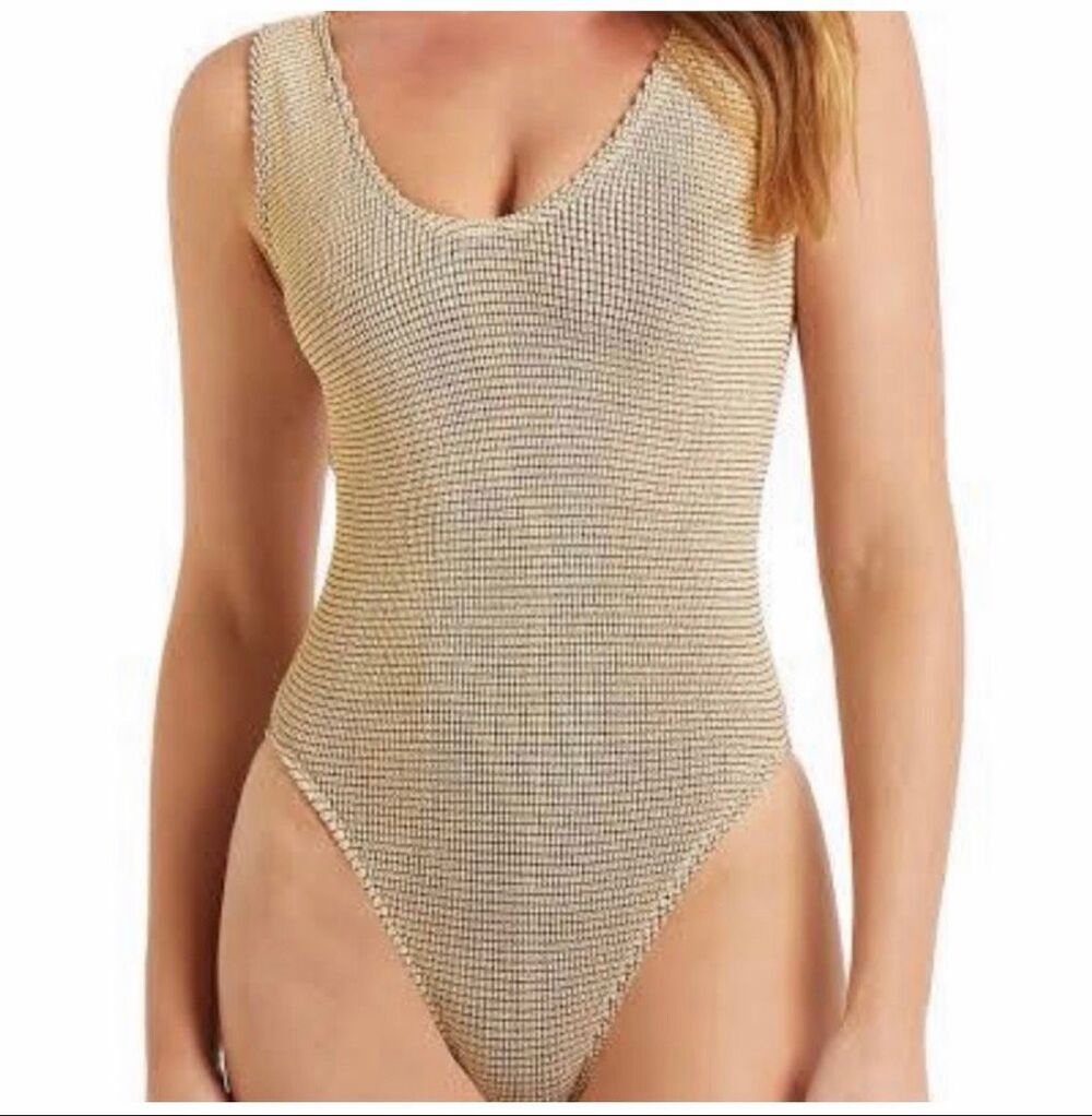 Bound by Bond eye Mara Scoop Back Swimsuit | Cream in One Size